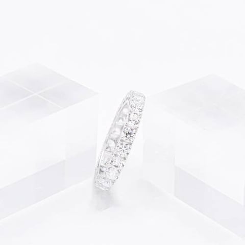 White gold ring 18k, gold 