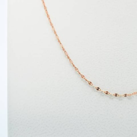 Rose gold necklace 18k, gold 