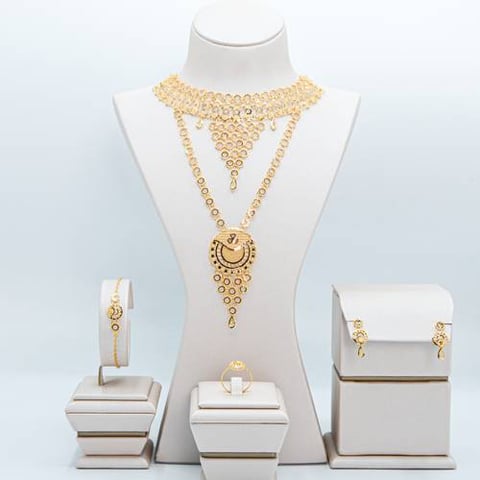 طقم دورين ذهب عيار 21