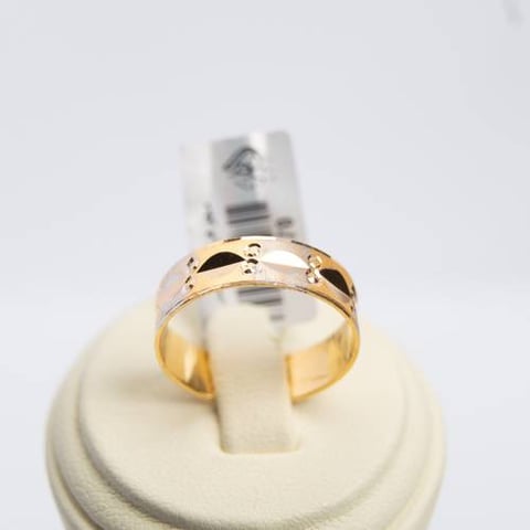 Reflection engagement ring 21k, gold
