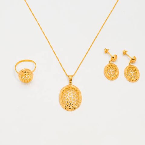Half set 21k, gold 