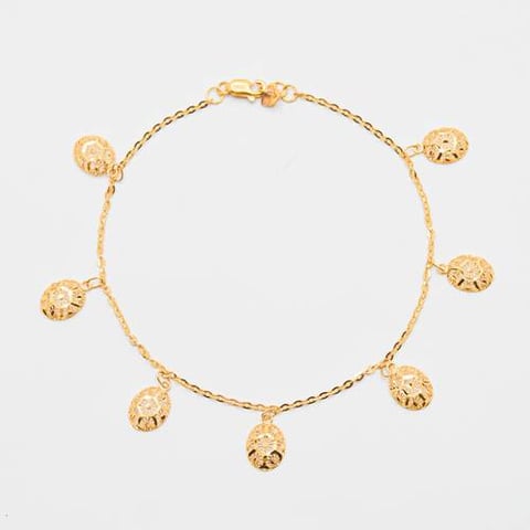 Gold anklet 21k 