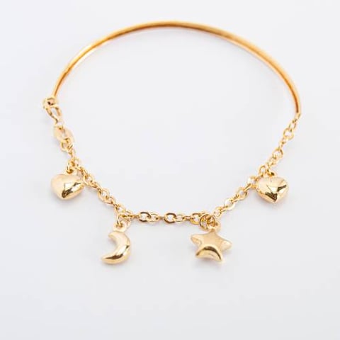 kids bracelet 18k, gold