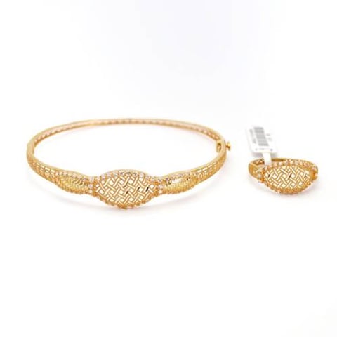 bracelet set 21k, gold 