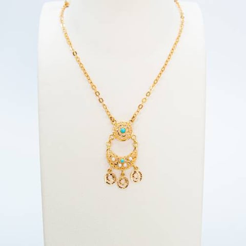 gold necklace 21k