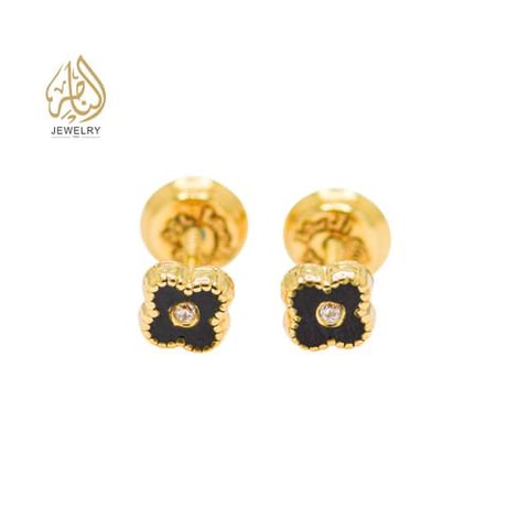 حلق ذهب للأطفال عيار ١٨ قيراط 