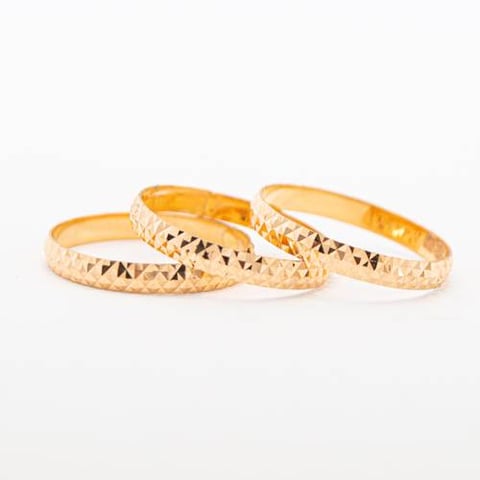 complex marami rings 21k, gold 