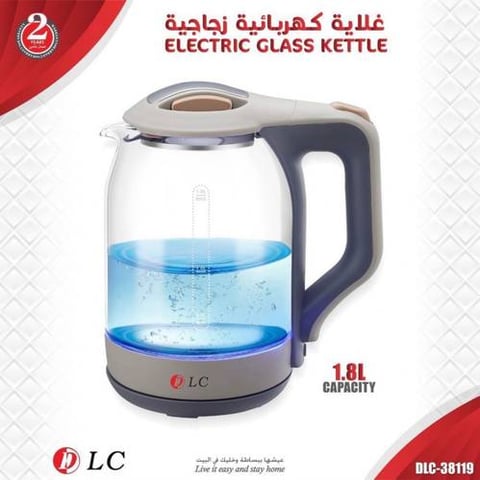 غلاية ماء مضيئة 1.8 لتر   DLC-38119