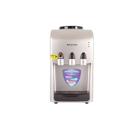 برادة ماء طاولة ستار واي 3 صنبور - إضاءة LED - فضي - SW1020S-DT