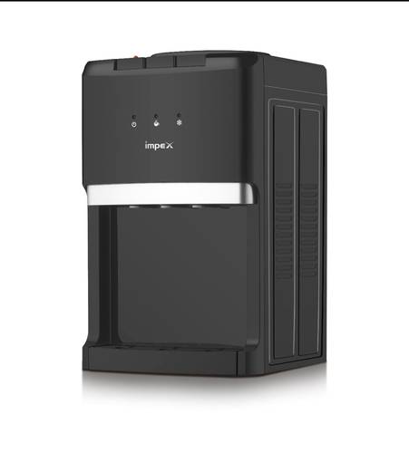 برادة موزع مياه امبيكس طاولة 3 صنابير حار وبارد - أسود - موديل WD3903C