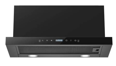 ELBA AUTO 90cm Built-in Kitchen Hood – 1000 m³/h – Black – Model ELBA AUTO 90BI-BLACK