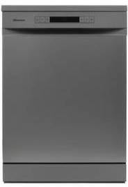 Hisense Dishwasher 13 Place Settings – 8 Programs – 2 Baskets – Silver – Model HS622E90SSA
