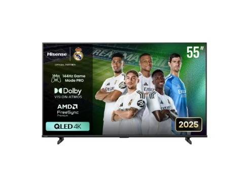  شاشة هايسنس 55 بوصة QLED كيو لد - 144 هرتز - 4K فوركي  - Airplay2 - Netflix - Youtube - موديل 55Q72Q