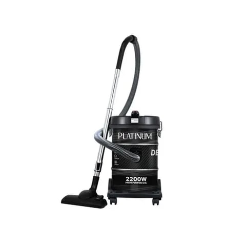 Platinum Cylindrical Vacuum Cleaner – 2200W  With Extra Hose – Black / Grey – Model VC-8325