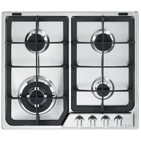Elba Built-In Gas Hob 60 cm – Heavy Duty Tefal – Front Controls – Italian Made – Model ASENF65-445XD