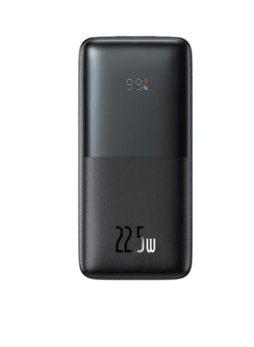 بيسوس Baseus باور بنك متنقل Bipow Pro بشاشة رقمية وشحن سريع 10000 مللي أمبير - 22.5 وات - اللون أسود - موديل PPBD2-1022	