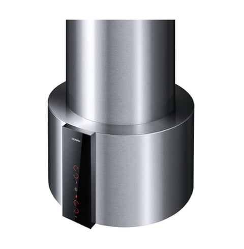 ROBAM Island Kitchen Hood – Model 9100, Modern Cylindrical Design, 1140 m³/h Suction Power
