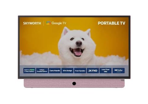 سكاي ورث شاشة 24 بوصة سمارت Google TV - دقة FHD - وردي - 24LP60G