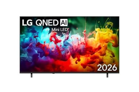 شاشة ال جي 75 بوصة QNED ميني لد Mini LED - تدعم الذكاء الاصطناعي AI - نظام التشغيل ويب - المعالج 7 الجيل التاسع - توزيع الصوت AI - تدعم الالعاب - نظام الصوت محيطي - موديل 75QNED7EB6T
