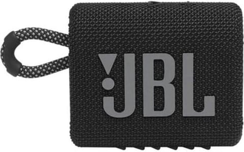 مكبر صوت محمول يعمل بتقنية بلوتوث جو 3 GO من GBL جي بي ال - لون اسود - موديل JBLG03BLK