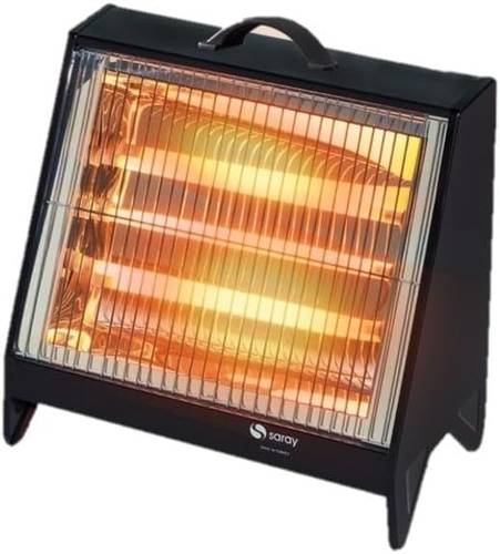 ساراي دفاية كهربائية 3 شمعات - 1600 واط - أسود - موديل SML-1030