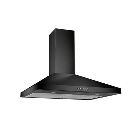 شفاط هرمي ستار واي 60 سم 3 سرعات - فلتر المنيوم - أسود - SW60CHBC