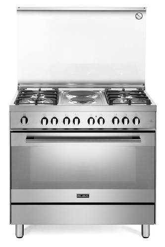 Kiyon Gas Cooker 5 Burners 60×90 cm – Self-Ignition, Timer Light, Stainless Steel – Model KFS9060AD
