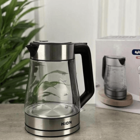 غلاية ماء زجاج 1.7 لتر 2200 واط كيون BWK17GS22BO
