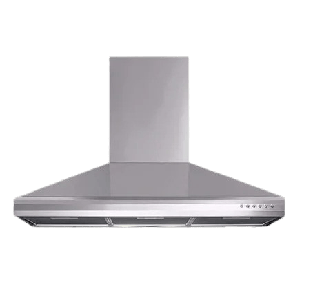شفاط البا 90 سم هرمي جداري 600 م³/ساعة - 3 سرعات بإضاءة LED - فضي - SILVER 90-600
