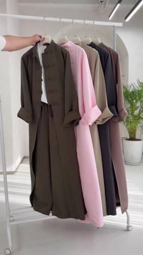طقم عباية نسائي للدوام والسفر 