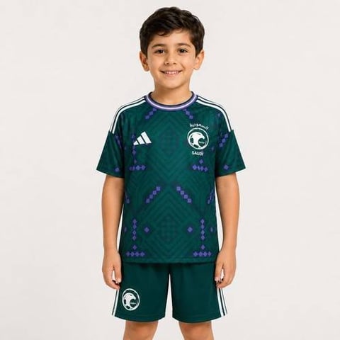 طقم المنتخب السعودي للاطفال كاس العالم  2026