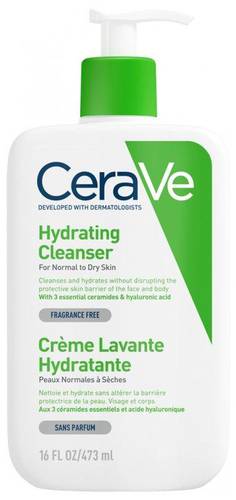 غسول مرطب للبشرة العادية إلى الجافة CeraVe