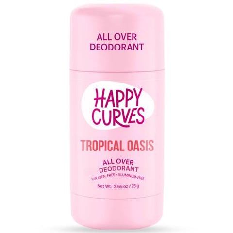 ديودرنت طبيعي لكامل الجسم برائحة Tropical Oasis من Happy Curves