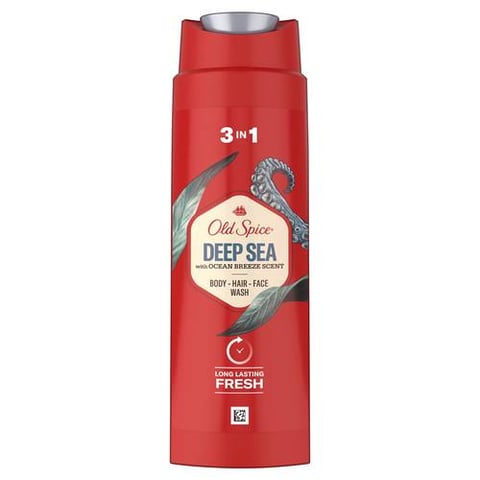 شامبو وغسول جسم ووجه ٣ في ١ ديب سي من اولد سبايس Old Spice Deep Sea