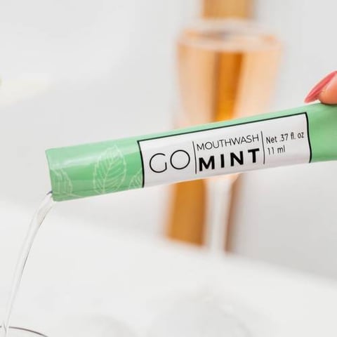 غسول فم بالنعناع حجم السفر عدد حبة واحدة Go Mouthwash
