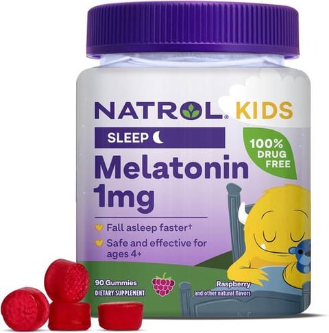 حلوى ميلاتونين للأطفال بنكهة التوت Natrol