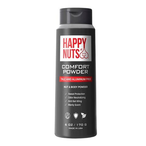 بودرة رجالية للجسم مضادة للاحتكاك والرطوبة ومعطرة Happy Nuts
