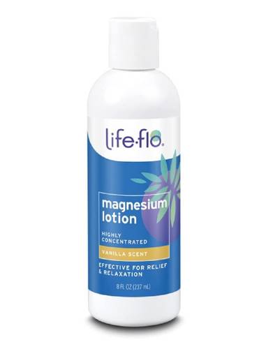 لوشن المغنيسيوم لراحة العضلات والاسترخاء برائحة الفانيلا Life-flo