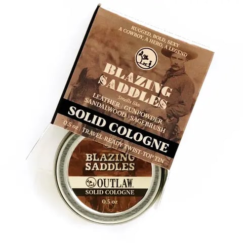 عطر شمعي رجالي BLAZING SADDLES من Outlaw