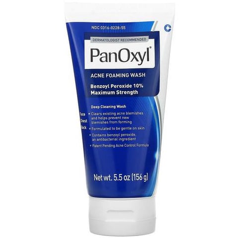 غسول رغوي لحب الشباب قوة قصوى PanOxyl Benzoyl Peroxide10٪
