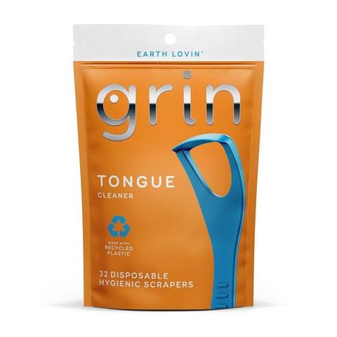 جرين أداة تنظيف اللسان بالكشط ٣٢ حبة استخدام واحد GRIN