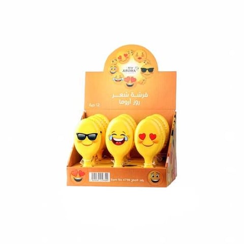 فرشة شعر Emoji صغيرة Rose Aroma