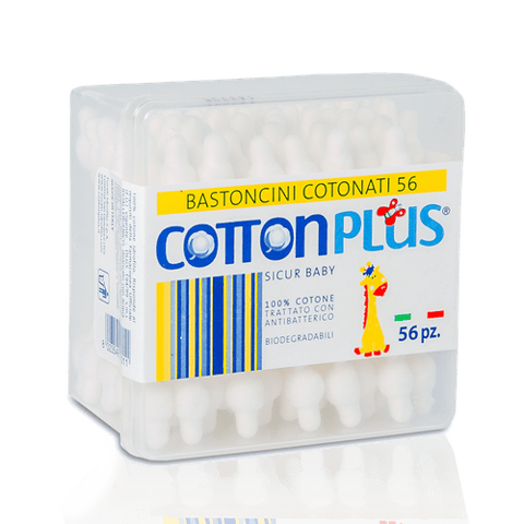 قطن أذان للأطفال 56 حبة Cotton Plus
