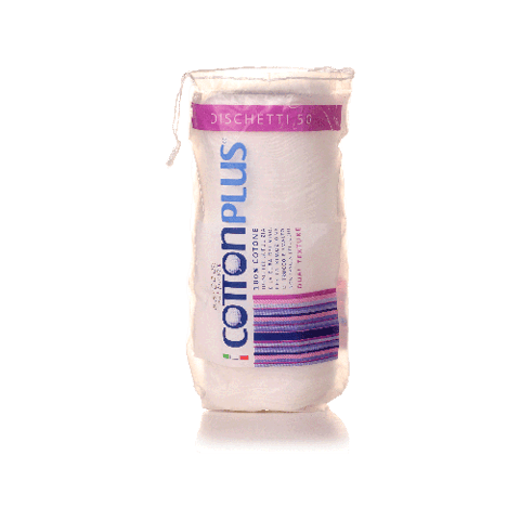 قطن تجميل إيطالي دائري 50 حبة Cotton Plus Dischetti