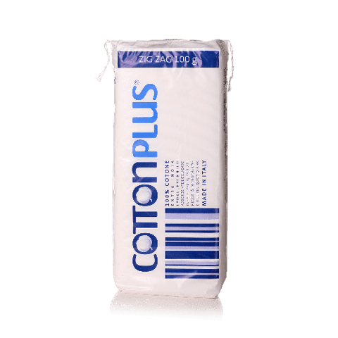 قطن إيطالي طبي 100 جم Cotton Plus