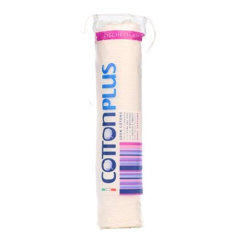 قطن تجميل ايطالي دائري 120 حبة Cotton Plus