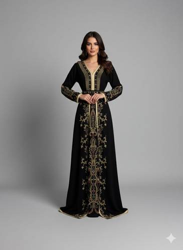 جلابيه باربي تطريز يدوي 