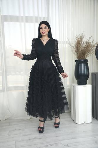 فستان ميد سهره تل