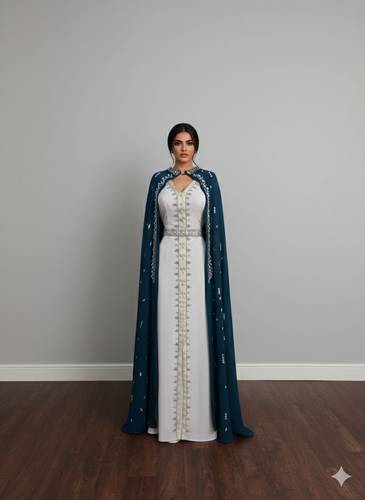 جلابية باربي  تطريز يدوي