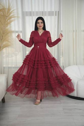 فستان سهره تل طبقات